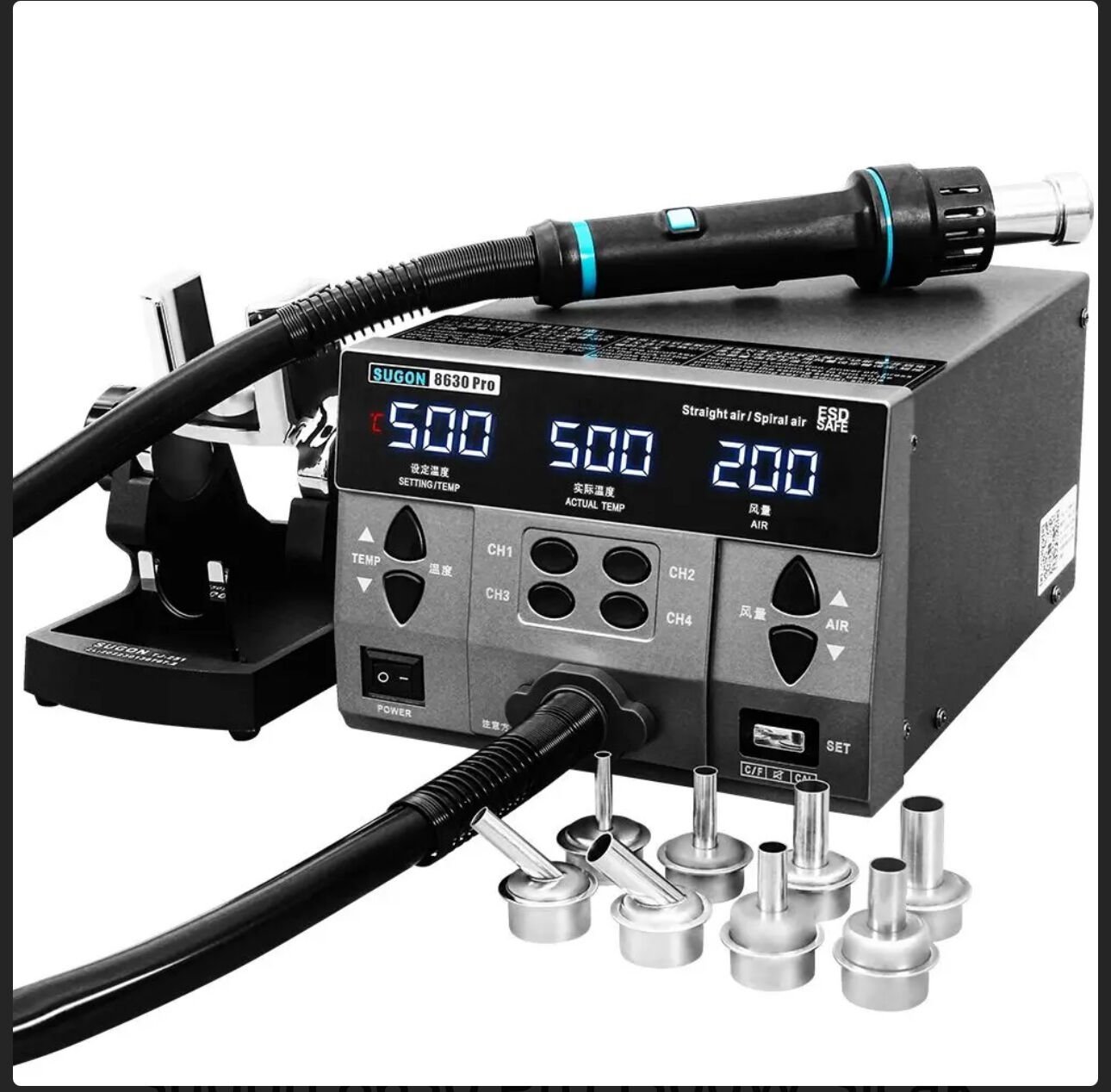 Sugon 8630 Pro Sıcak Hava Rework İstasyonu