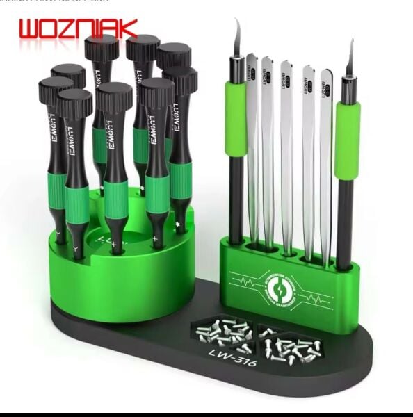 Wozniak LW-316 Tornavidalık – Profesyonel Manyetik Tornavida Standı ve Organizer