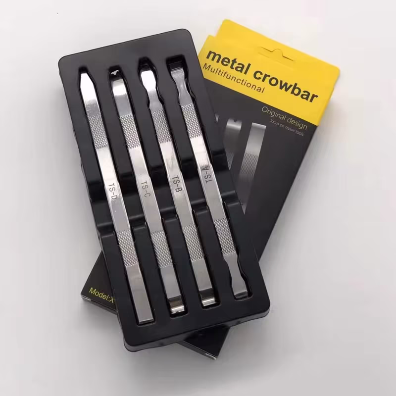 Metal Crowbar 4’lü Pena Seti – Profesyonel Telefon ve Tablet Açma Aparatları