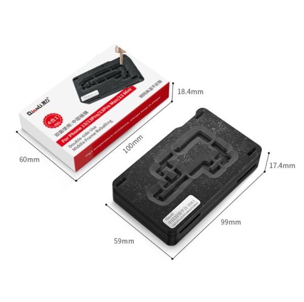 Qianli iPhone 13 Serisi 4-in-1 Ekran Birleştirme Kalıbı – 13 / 13 Pro / 13 Pro Max / 13 Mini Uyumlu Profesyonel Laminasyon Aparatı