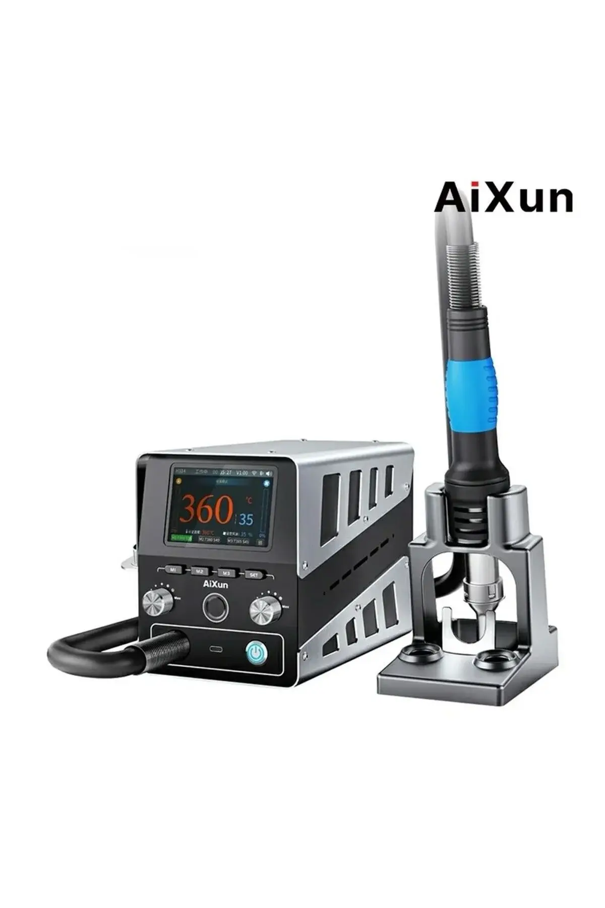 Aixun AX-H314 1400W Akıllı Sıcak Hava Tamir İstasyonu – Profesyonel BGA ve SMD Rework Makinesi