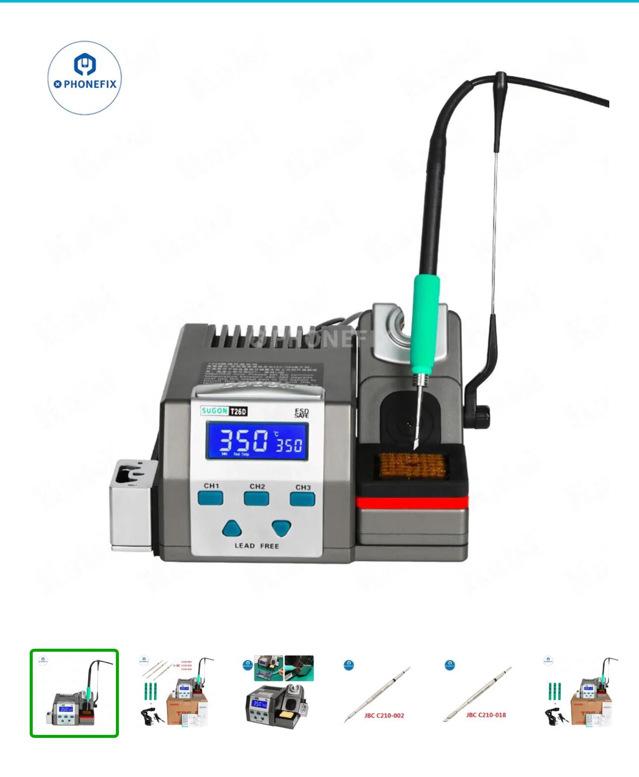 Sugon T26D T26 Hassas Kurşunsuz Lehimleme İstasyonu – Profesyonel Elektrikli Dijital Lehim Makinesi