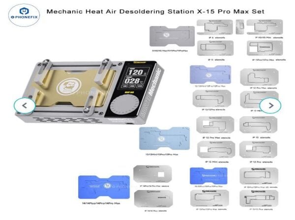 Mechanic Anakart Isıtıcı – iPhone X’den 16 Pro Max’a Kadar Uyumlu Profesyonel PCB Ön Isıtma Cihazı