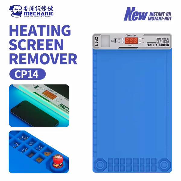 Mechanic CP14 Plus 14 İnç LCD Ekran Ayırıcı – Toz Algılama LED Işıklı Profesyonel Separator Makinesi