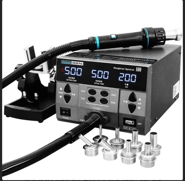 Sugon 8630 Pro Sıcak Hava Rework İstasyonu