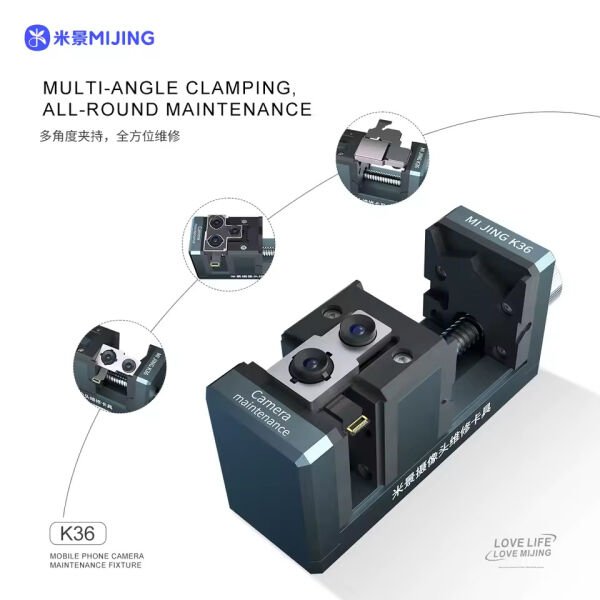 Mijing K36 Profesyonel Kamera Modül Tutucu – Telefon Kamera Tamir ve Sabitleme Aparatı