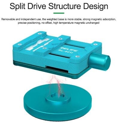 Relife RL-601I IC Entegre Tutucu – Anakart Çip Sabitleme ve Mikro Lehimleme Standı