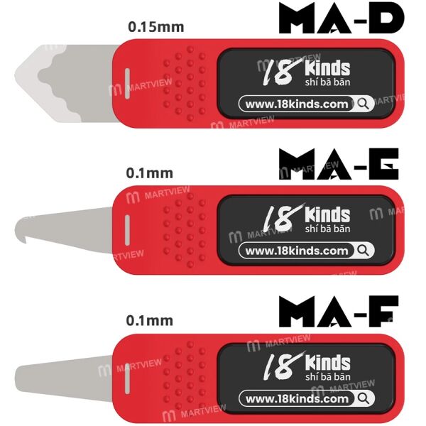 18 Kinds 3’lü Profesyonel Çelik Ekran Açma Aparatı Seti – Telefon Sökme ve Kasa Ayırma Spatula Seti