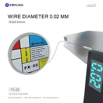 MIJING FX-02 YOL ÇEKME TELİ (0.02mm / 100M)