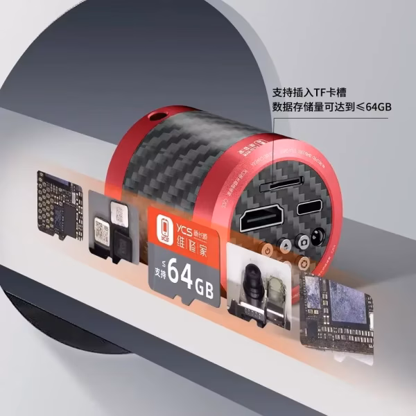 YCS X80 4K HD Dijital Mikroskop Kamerası – PCB, Anakart ve Telefon Tamir Kamera Sistemi