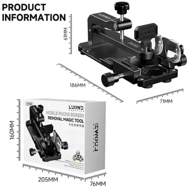Luowei Lw-025 Profesyonel Telefon Ekran Sökme Aparatı
