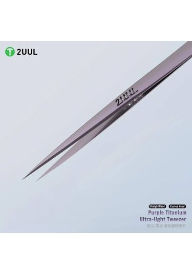 2uul Ti21 Mor Titanyum Ultra Hafif Cımbız Düz Uç