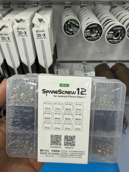 2UUL SC12 Telefon Vida Seti 12 Bölmeli Tamir Vida Kiti (1200 Parça)