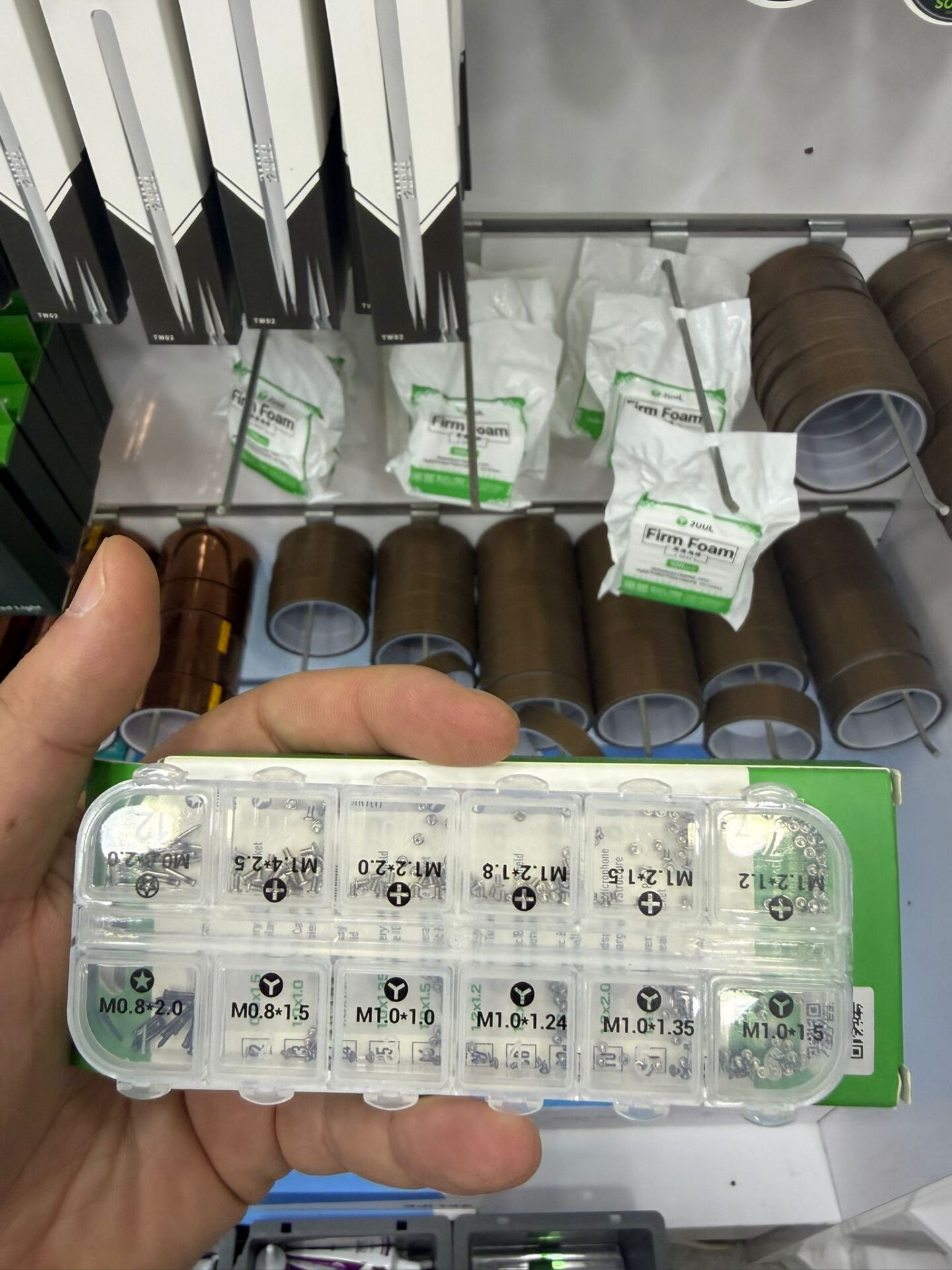 Telefon Tamir Vida Seti 12 Bölmeli Mini Vida Kiti Elektronik Onarım