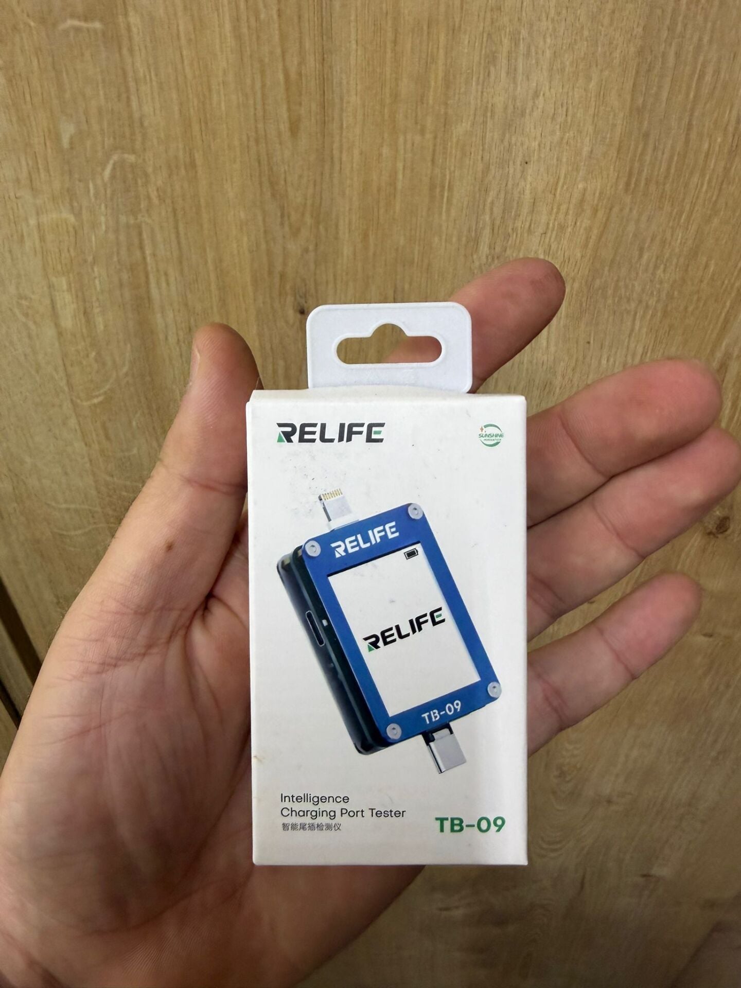 Relife TB-09 Type-C ve Lightning Uyumlu Şarj Port Test Cihazı Akım ve Voltaj Ölçer