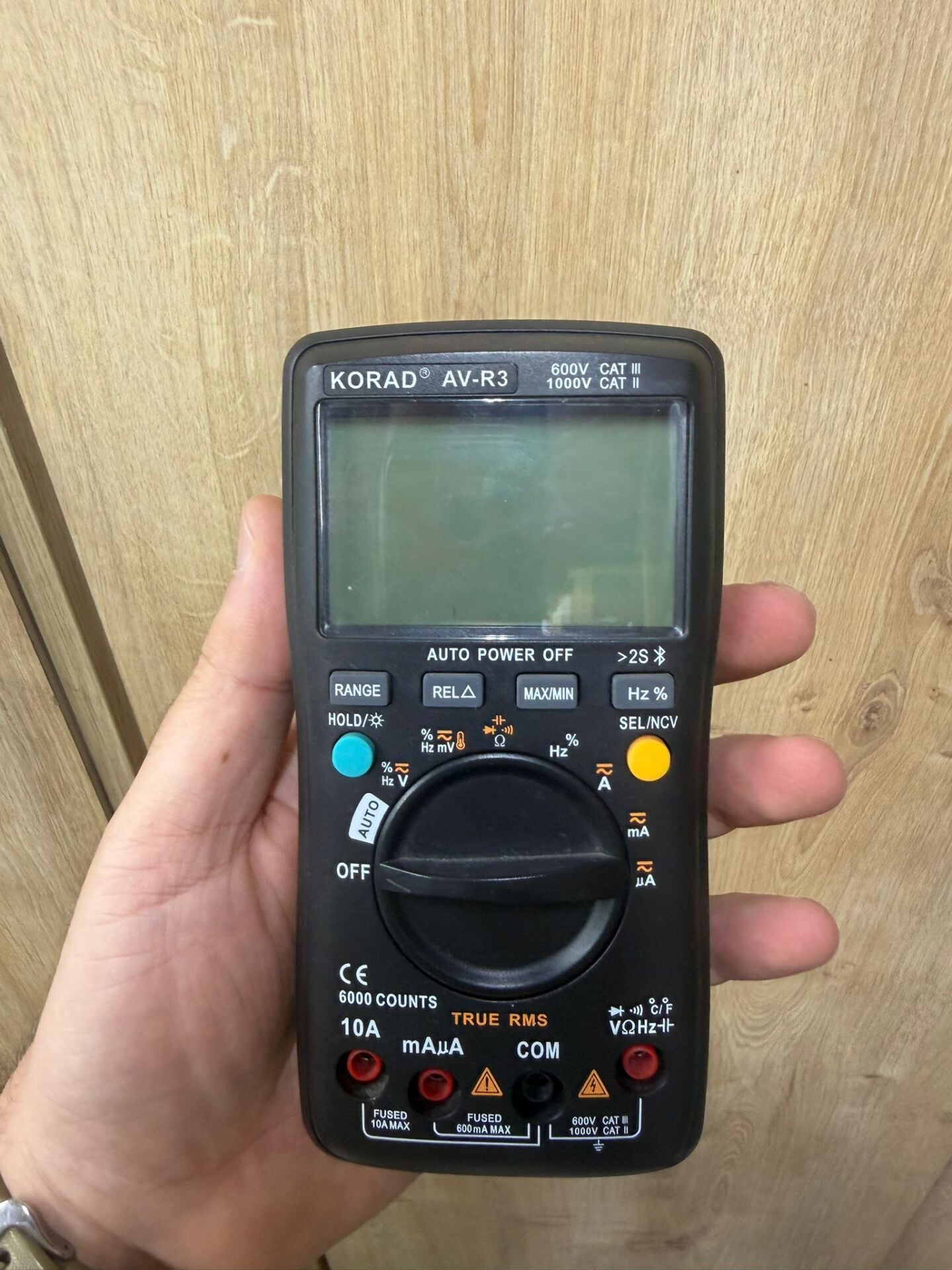 Korad AV-R3 True RMS Dijital Multimetre Profesyonel Akım ve Voltaj Ölçüm Cihaz