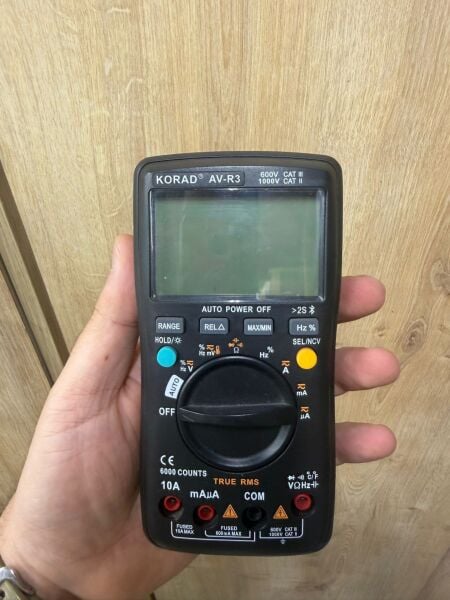 Korad AV-R3 True RMS Dijital Multimetre Profesyonel Akım ve Voltaj Ölçüm Cihaz
