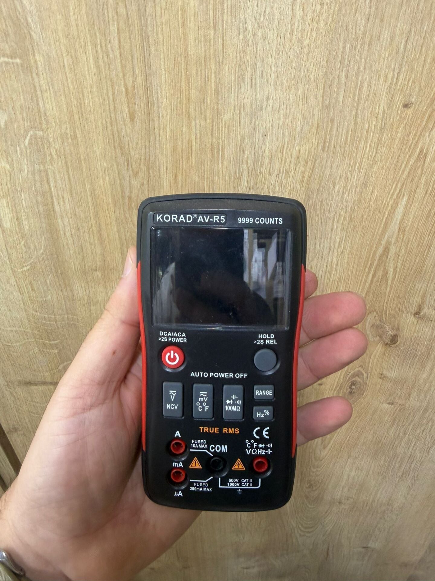 Korad AV-R5 True RMS Dijital Multimetre 9999 Count Profesyonel Akım ve Voltaj Ölçüm Cihazı