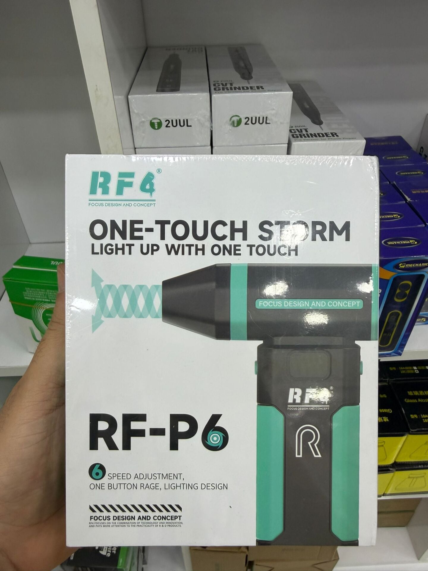 RF4 RF-P6 Elektrikli Toz Üfleme Cihazı Ayarlanabilir Hızlı Profesyonel Temizlik Hava Üfleyici
