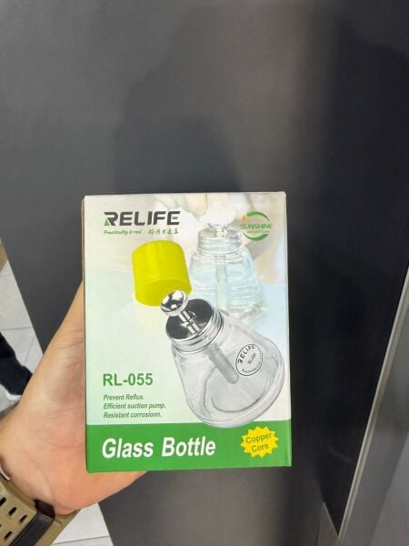 Relife RL-055 Cam Sıvı Pompası Flux ve Alkol Şişesi
