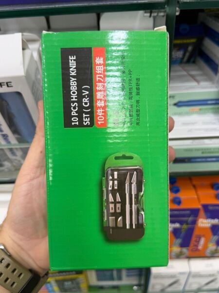 10 Parça Hassas Hobi Bıçağı Seti CR-V Kesici Maket Bıçak Takımı