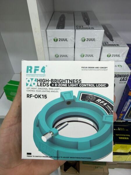 RF4 RF-OK15 Mikroskop LED Işık Halkası Ayarlanabilir 96 LED Teknik Servis Lambası