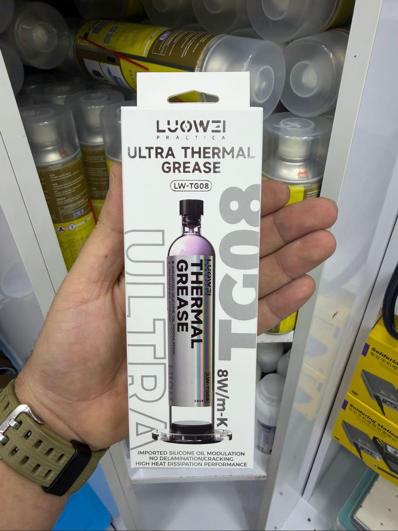 Luowei LW-TG08 Termal Macun 8W/mK İşlemci ve Elektronik Soğutucu Pasta