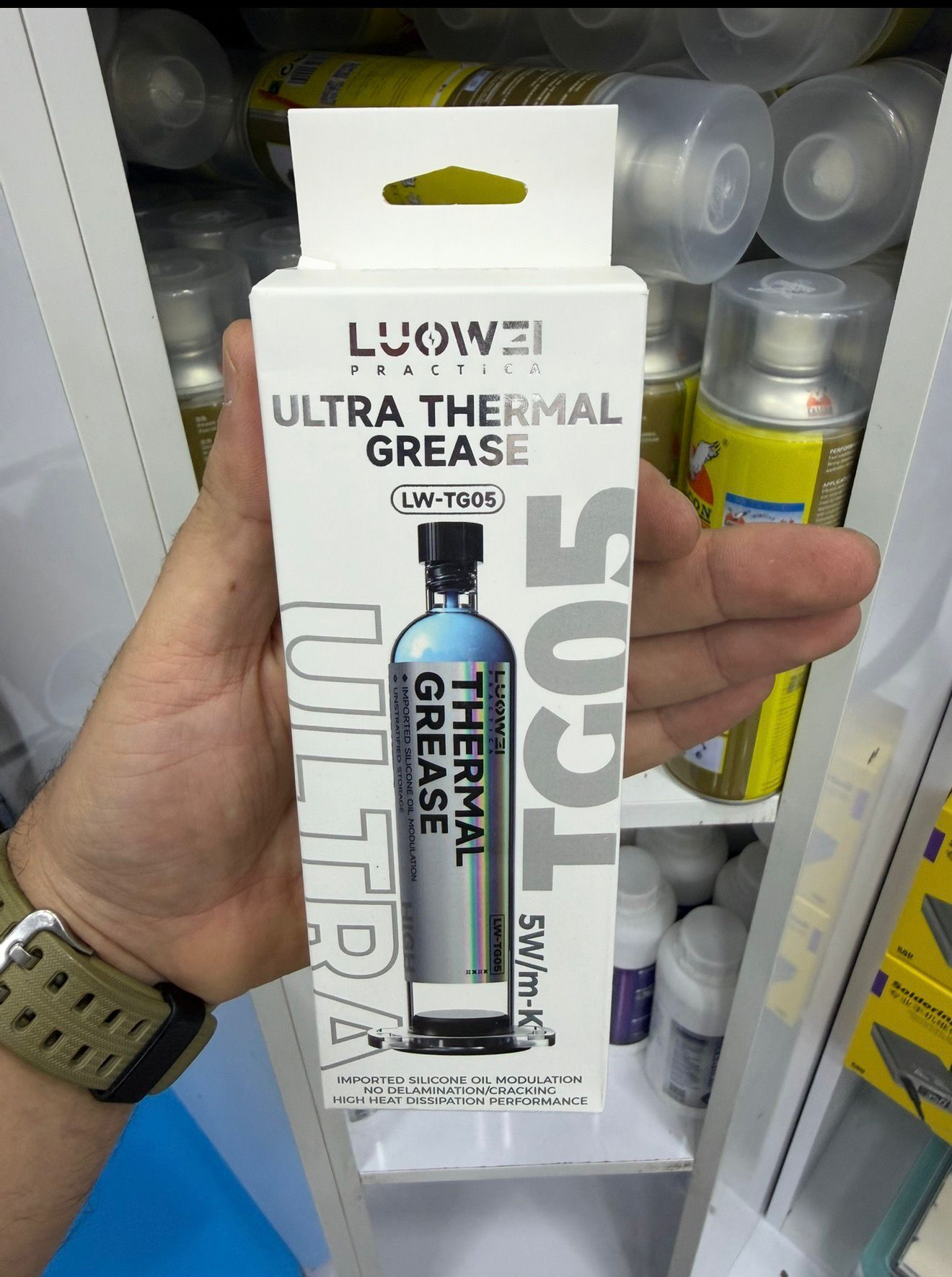 Luowei LW-TG05 Termal Macun 5W/mK İşlemci ve Elektronik Soğutucu Pasta