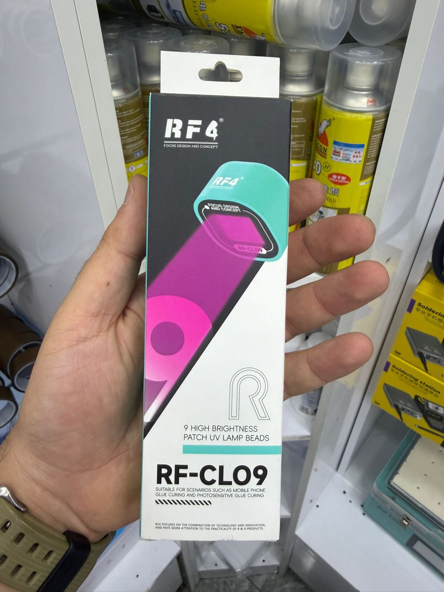 RF4 RF-CL09 UV Kürleme Lambası Telefon Tamir UV Işık Cihazı