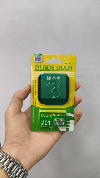 2UUL Blade Dock BL05 Manyetik Jilet Kutusu ve BB Shark Blade #01 Tamir Bıçağı Seti 10’lu
