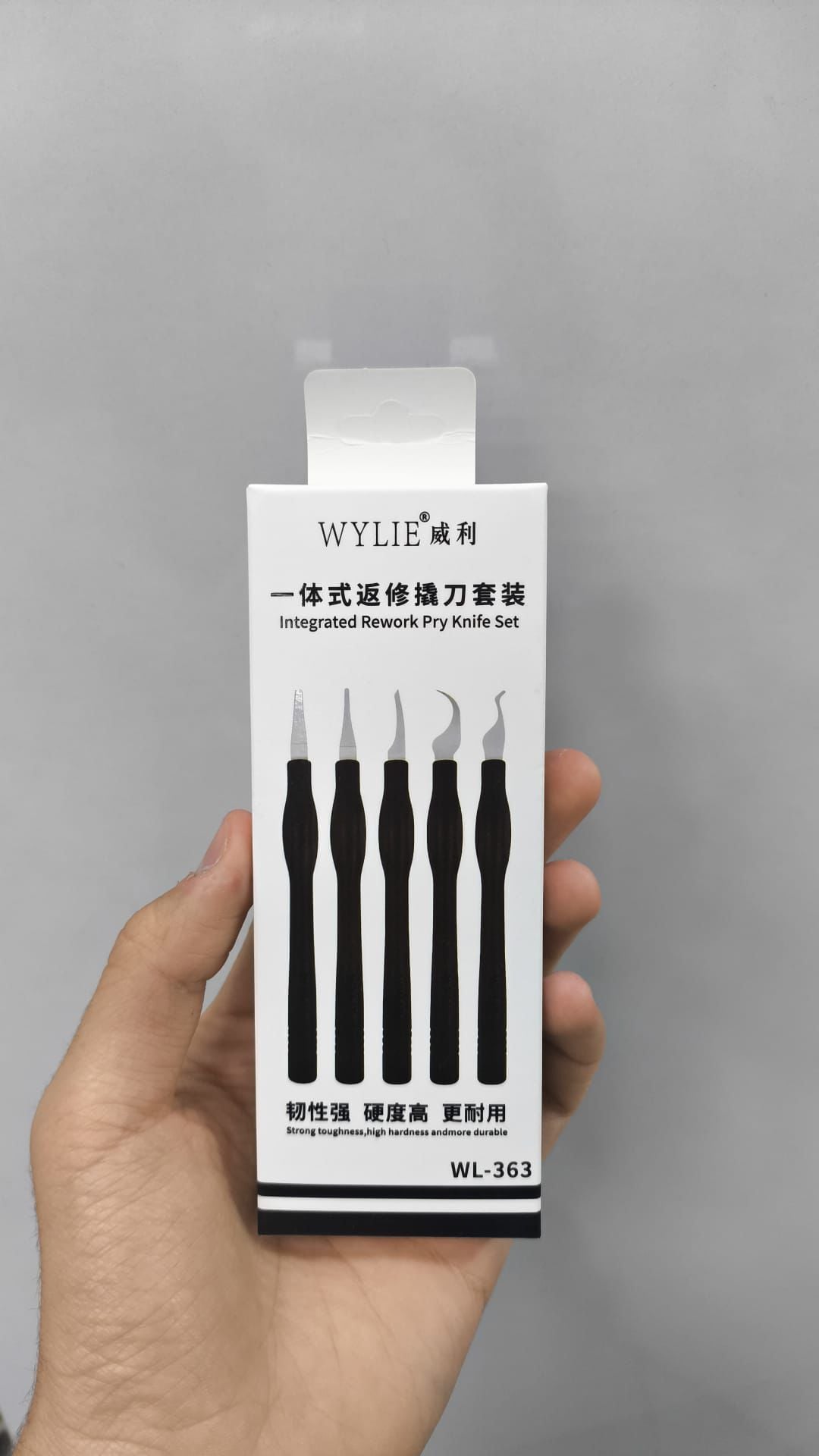 WYLIE WL-363 Profesyonel Pry Knife Set Telefon Tamir Açma ve Kazıma Aparat Seti 5’li