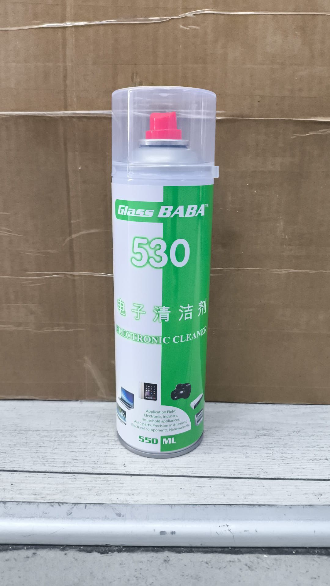Glass Baba 530 Elektronik Devre Temizleme Spreyi 550 ML Electronic Cleaner Aerosol Temizleyici