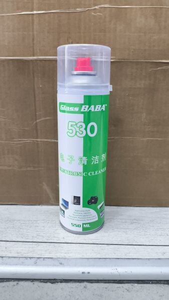 Glass Baba 530 Elektronik Devre Temizleme Spreyi 550 ML Electronic Cleaner Aerosol Temizleyici