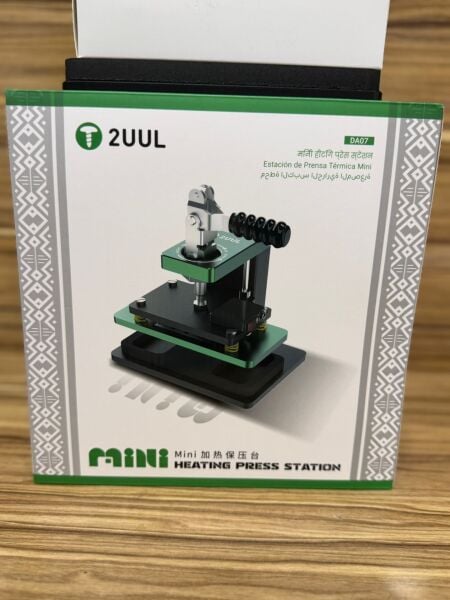 2UUL DA07 Mini Isıtmalı Baskı Presi Telefon Anakart ve Ekran Tamir Platformu Teknik Servis Cihazı
