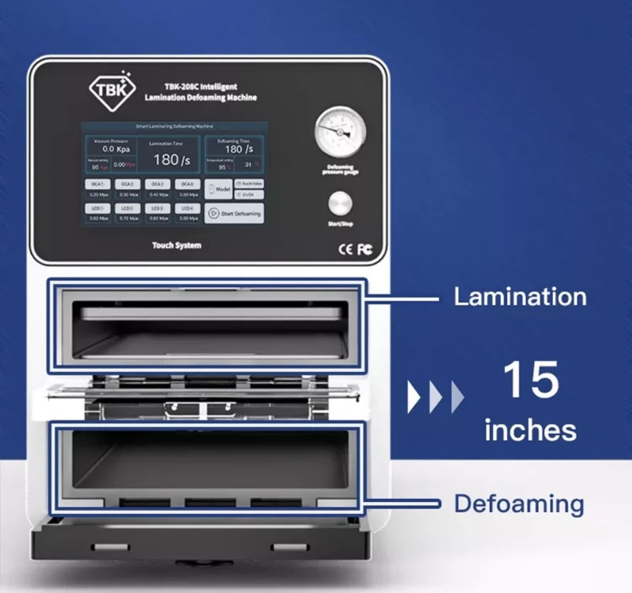 TBK 208-C 15 İnch New Machine