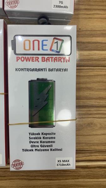 IPHONE XS MAX YÜKSEK AMPERLİ ONE 1 POWER BATARYA