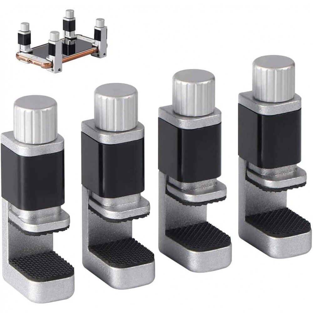 Precision Tools TE-796 4’lü Ekran Sıkıştırma Mengene – Profesyonel Telefon Ekran Sabitleme Aparatı