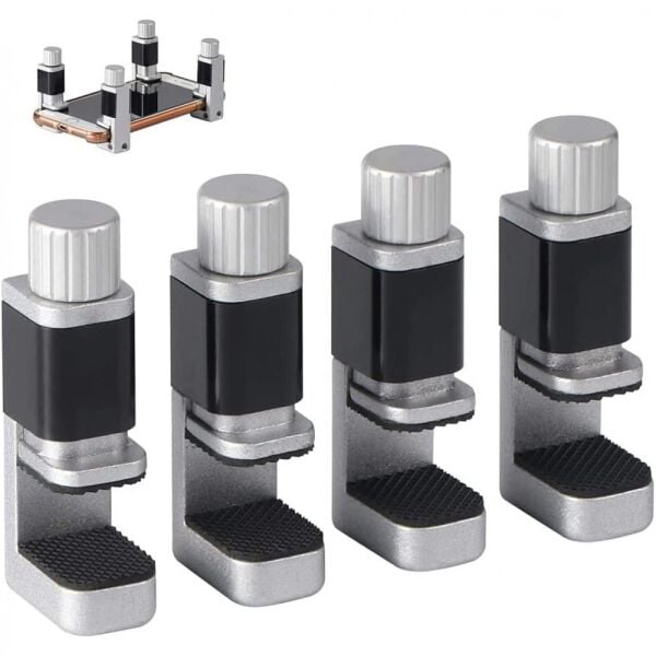 Precision Tools TE-796 4’lü Ekran Sıkıştırma Mengene – Profesyonel Telefon Ekran Sabitleme Aparatı