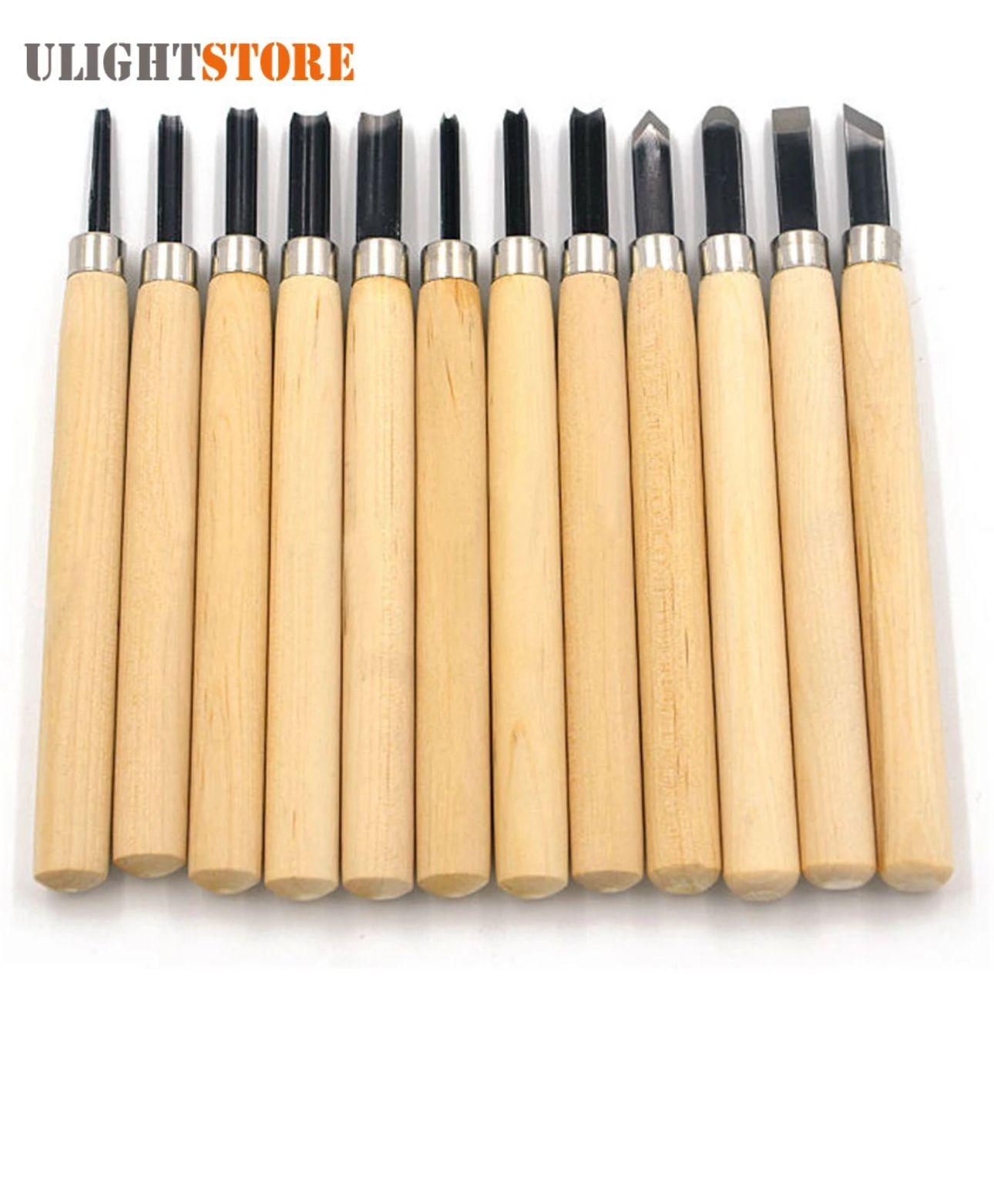 12’li Tahta Neşter Seti – Profesyonel Hassas Kesim ve Teknik Servis Skalpel Seti