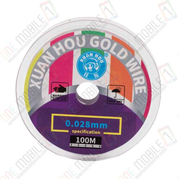 Xuan Hou Ekran Ayırma Teli - Çelik Teli 0.028mm 100m